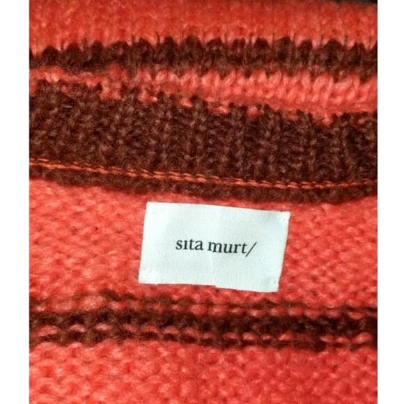 New Anthropologie Ella Striped Cardigan by Sita Murt  SMALL (38) Button Front - Picture 5 of 5